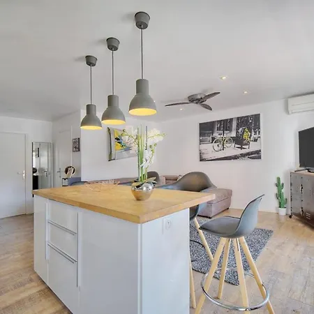 Vakantiehuis Le Verdi 1-bedroom With Ac And Parking In The Center Cannes